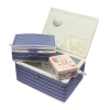 N�hkorb Set bunt weis,lila,blau,schwarz, (1x gro� und 1x mittel) und Accessoires Box (mit Zubeh�r
