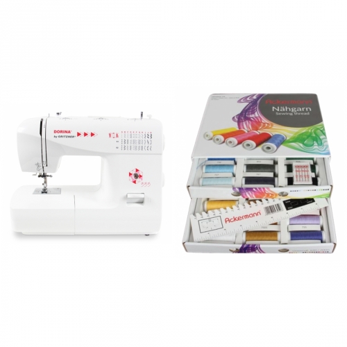 DORINA 333 N�hmaschine Starterset weiss