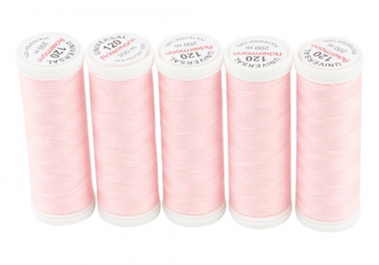 Ackermann Universal N�hgarn St�rke 120 - 5x 200 m, Farbe 0717 rosa