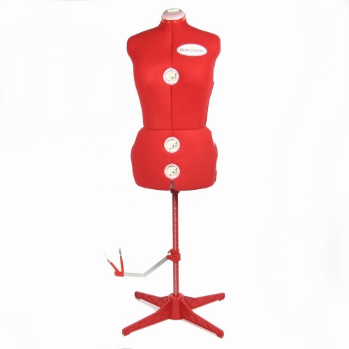 verstellbare Schneiderpuppe Schneiderb�ste rot Gr��e S (entspricht Kleidergr��e ca 34 bis 40),rot
