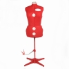 verstellbare Schneiderpuppe Schneiderb�ste rot Gr��e S (entspricht Kleidergr��e ca 34 bis 40),rot